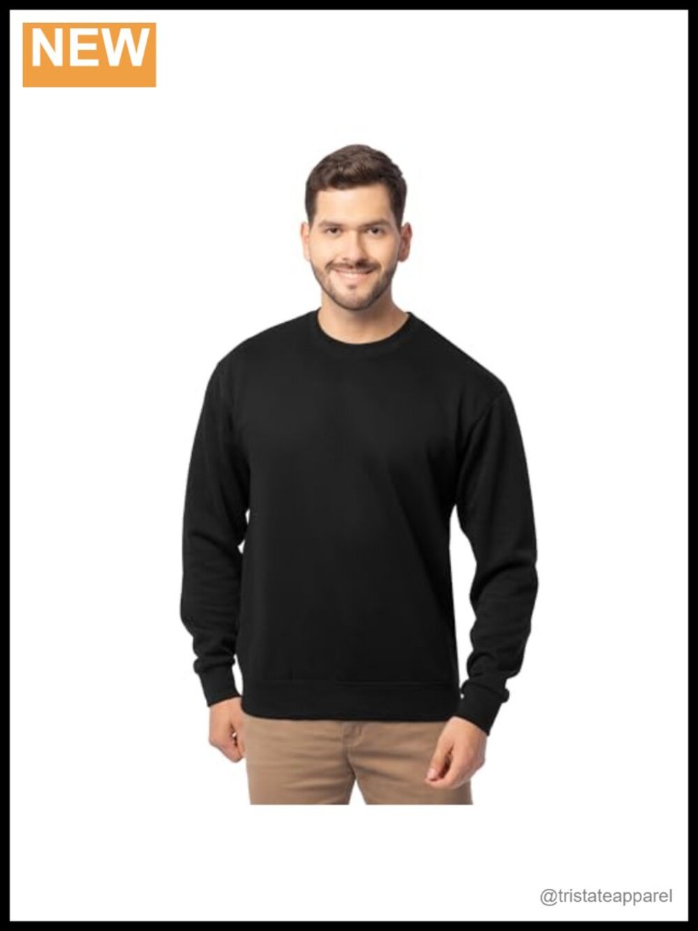Men's Eversoft Fleece Crewneck Sweatshirt, Moisture Wicking, Breathable, Sizes